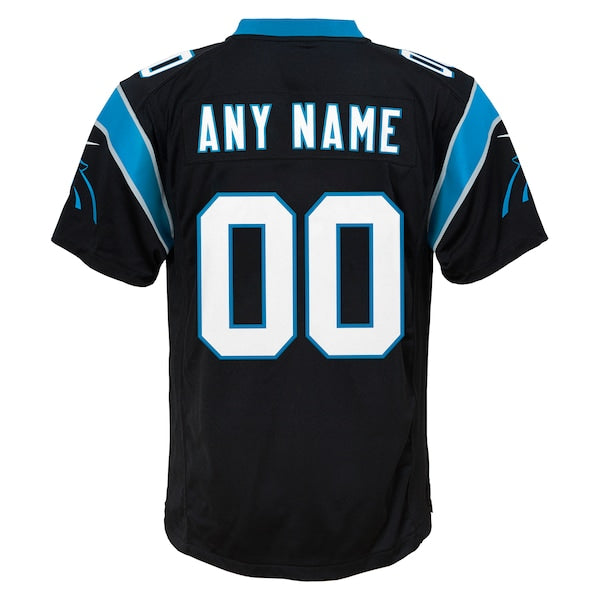 Carolina Panthers Nike Youth Custom Game Jersey - Black - Image 3