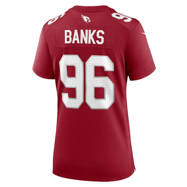 Eric Banks Arizona Cardinals Nike Women's Game Jersey - Cardinal - Image 3