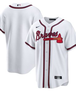 Atlanta Braves Nike Home Replica Team Jersey - White