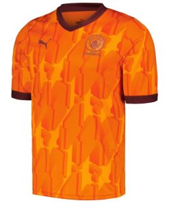 Alternative view of Manchester City Puma 2023/24 Esports Jersey - Orange