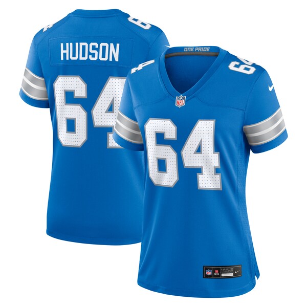 Bryan Hudson Detroit Lions Nike Women's Game Jersey - Blue