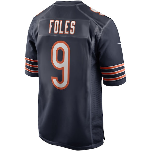 Nick Foles Chicago Bears Nike Game Player Jersey - Navy - Image 3