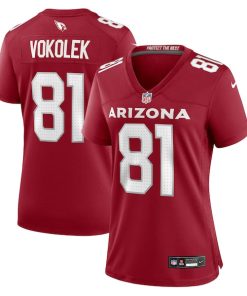 Travis Vokolek Arizona Cardinals Nike Women's  Game Jersey -  Cardinal