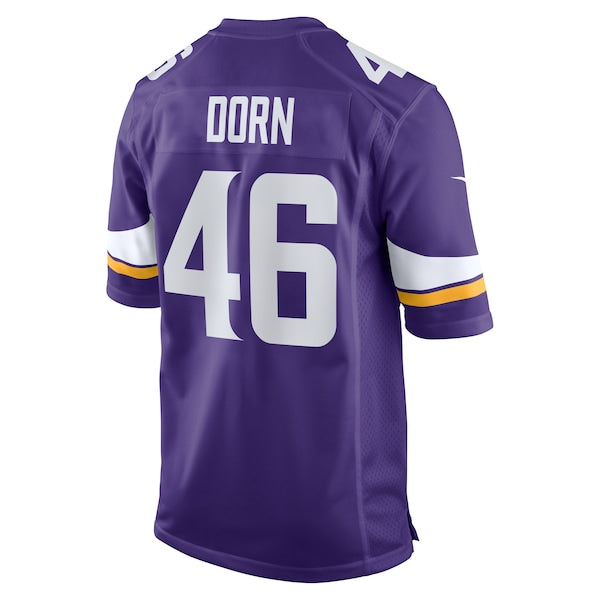 Myles Dorn Minnesota Vikings Nike Game Jersey - Purple - Image 3