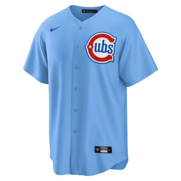 Dansby Swanson Chicago Cubs Nike 2nd Alternate Replica Player Jersey - Light Blue - Image 2