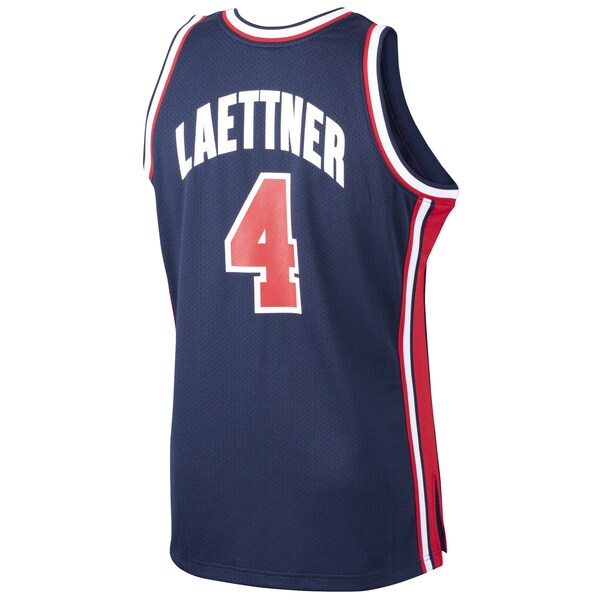 Christian Laettner USA Basketball 1992 Dream Team Authentic Jersey - Navy - Image 3