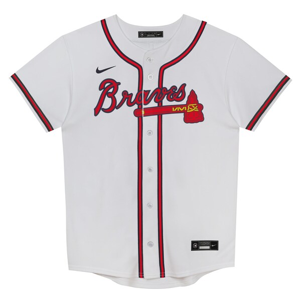 Atlanta Braves Preschool Home Blank Replica Jersey - White - Image 2