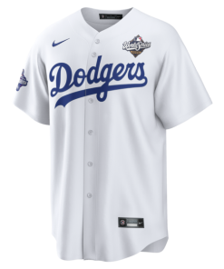 Alternative view of Teoscar Hern¨¢ndez Los Angeles Dodgers Youth Nike Home 2025 World Series Champions Replica Jersey - White