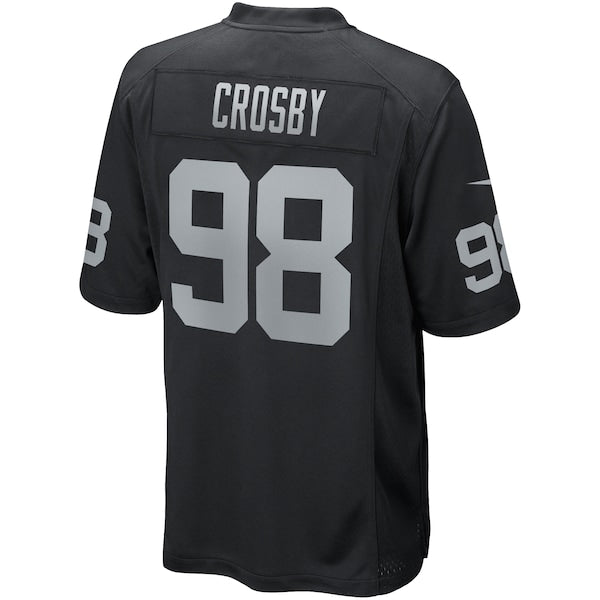 Maxx Crosby Las Vegas Raiders Nike Game Jersey - Black - Image 3