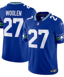 Tariq Woolen Seattle Seahawks Nike Throwback Vapor F.U.S.E. Limited Jersey - Royal