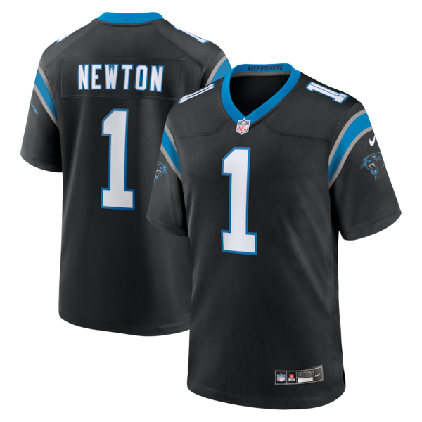 Cam Newton Carolina Panthers Nike Team Retired Game Jersey - Black