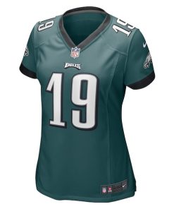 Alternative view of Tanner McKee Philadelphia Eagles Nike Women's Team Game Jersey - Midnight Green
