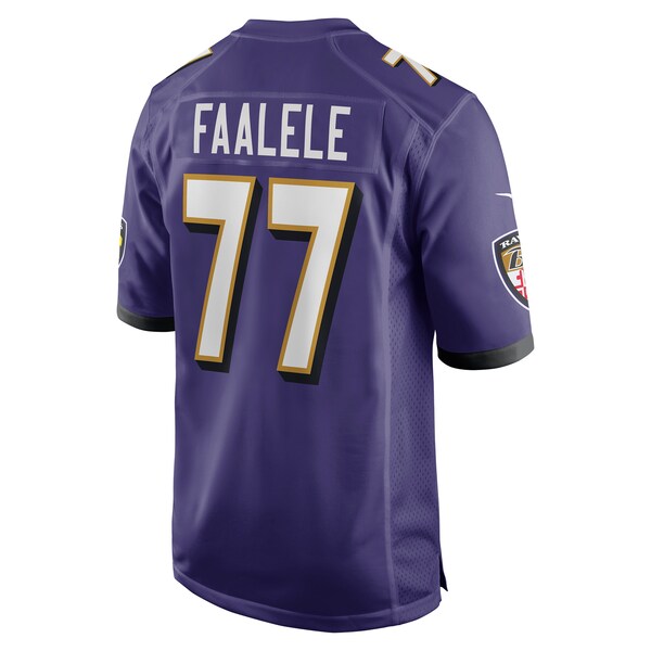Daniel Faalele Baltimore Ravens Nike Player Game Jersey - Purple - Image 3