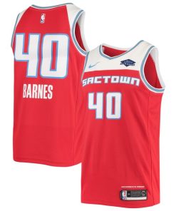 Harrison Barnes Sacramento Kings Nike Swingman Jersey - Red
