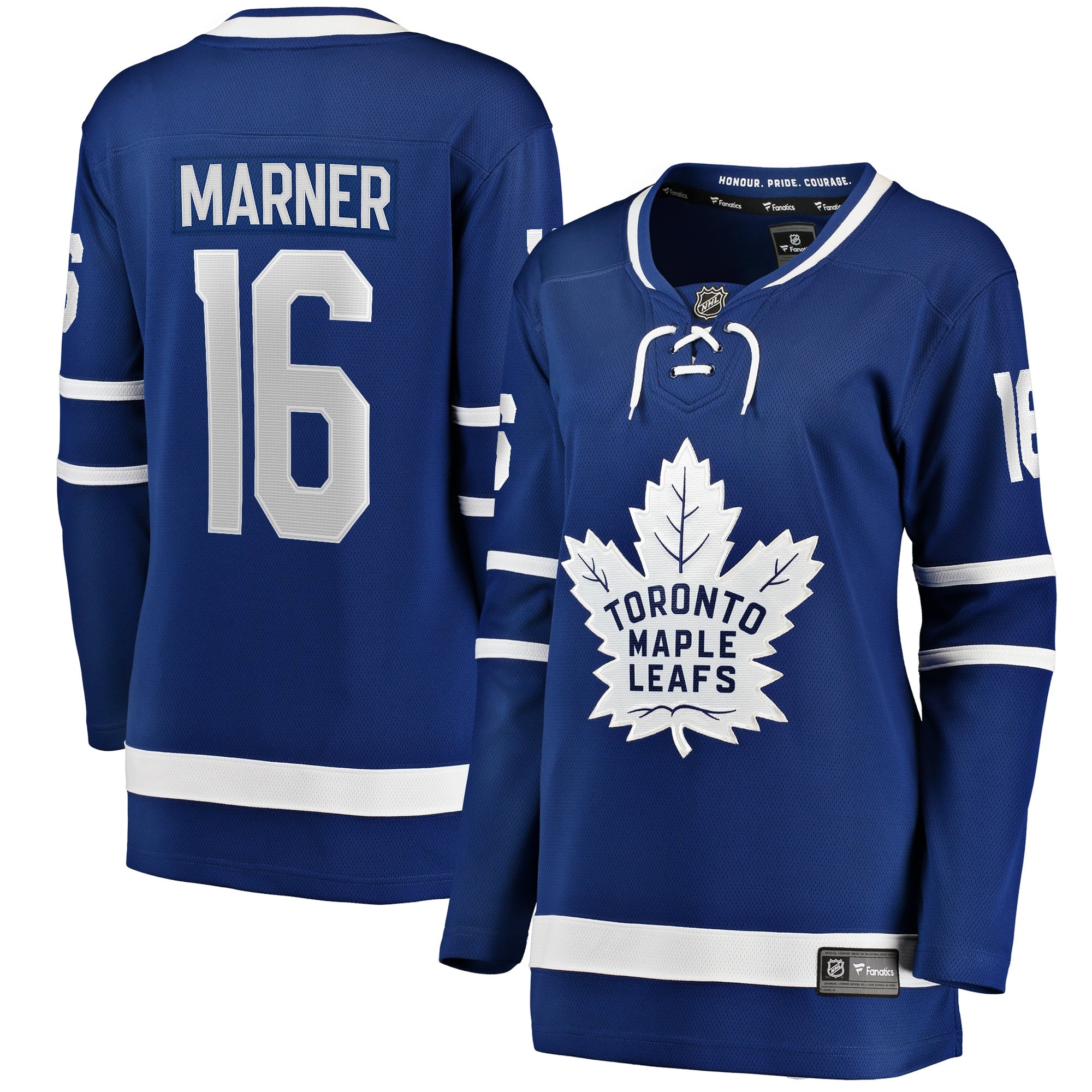 Mitchell Marner Toronto Maple Leafs Women's Alternate Premier Breakaway Reversible Player Jersey - Black/Blue - Image 9