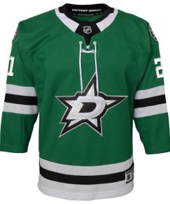 Alternative view of Jason Robertson Dallas Stars Youth Home Premier Player Jersey - Kelly Green