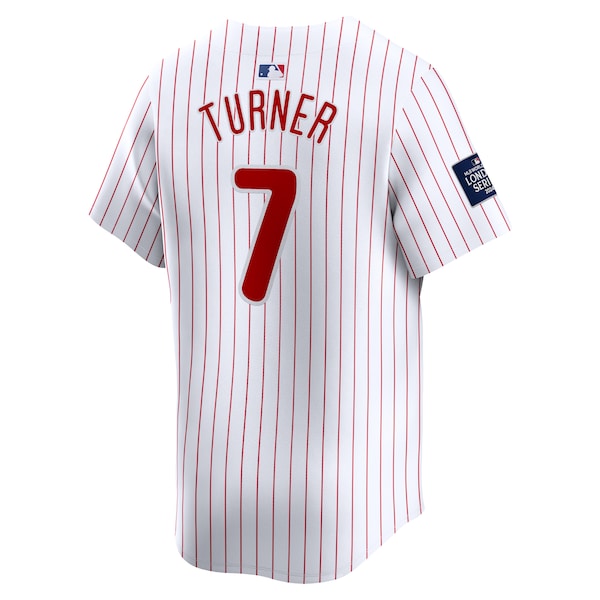 Trea Turner Philadelphia Phillies Nike 2024 MLB World Tour London Series Home Limited Player Jersey - White - Image 3