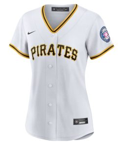 Alternative view of Dave Parker Pittsburgh Pirates Nike Women's 2025 Baseball Hall of Fame Replica Jersey - White