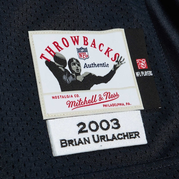 Brian Urlacher Chicago Bears 2003 Authentic Throwback Retired Player Jersey - Navy - Image 9