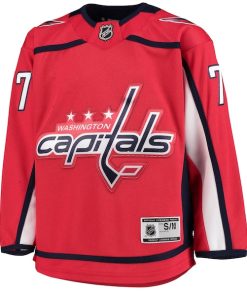 Alternative view of TJ Oshie Washington Capitals Youth Home Premier Jersey - Red