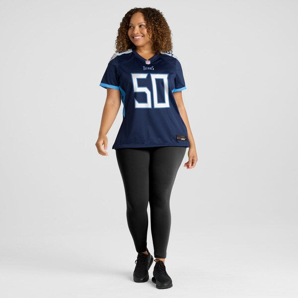 Cody Barton Tennessee Titans Nike Women's Team Game Jersey - Navy - Image 6