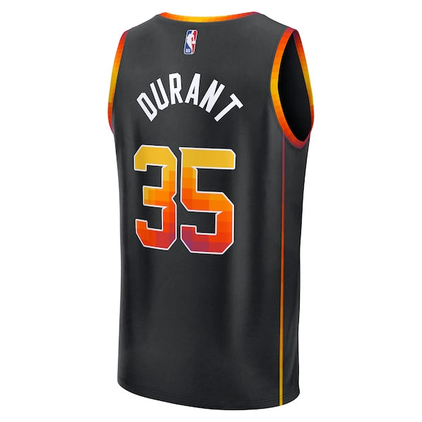 Kevin Durant Phoenix Suns Fast Break Replica Player Jersey - Statement Edition - Black - Image 3