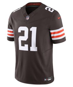 Alternative view of Denzel Ward Cleveland Browns Nike Vapor F.U.S.E. Limited Jersey - Brown
