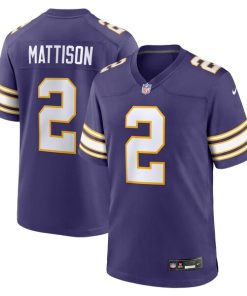 Alexander Mattison Minnesota Vikings Nike Classic Player Game Jersey - Purple