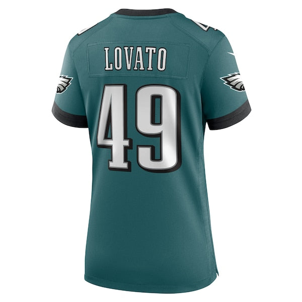 Rick Lovato Philadelphia Eagles Nike Women's Team Game Jersey - Midnight Green - Image 4