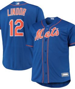 Francisco Lindor New York Mets Big & Tall Replica Player Jersey - Royal