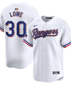 Nathaniel Lowe Texas Rangers Nike 2024 Gold Collection Limited Player Jersey?¨C White