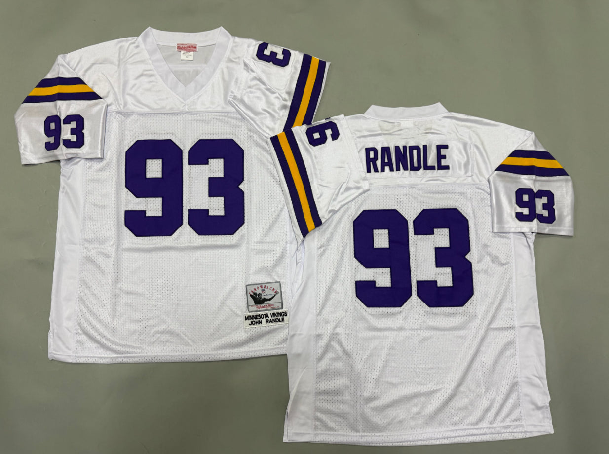 John Randle Minnesota Vikings Authentic Throwback Retired Player Jersey