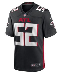 Alternative view of Milo Eifler Atlanta Falcons Nike  Game Jersey -  Black