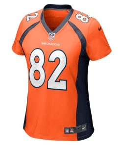 Alternative view of Adam Trautman Denver Broncos Nike Women's Team Game Jersey - Orange