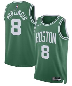 Kristaps Porzingis Boston Celtics Nike Unisex Swingman Jersey - Icon Edition - Kelly Green