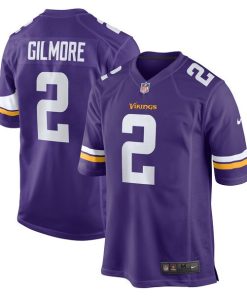 Alternative view of Stephon Gilmore Minnesota Vikings Nike  Game Jersey -  Purple