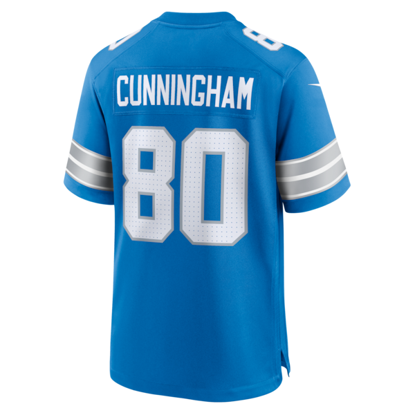 Malik Cunningham Detroit Lions Nike Team Game Jersey - Blue - Image 3