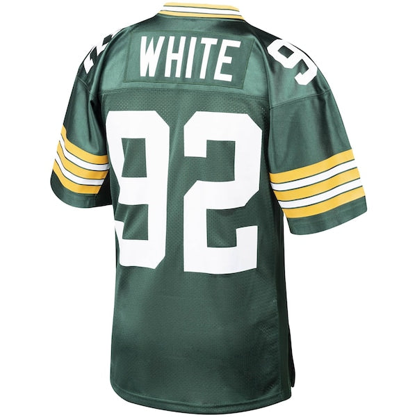 Reggie White Green Bay Packers 1993 Authentic Throwback Retired Player Jersey - Green - Image 3