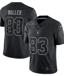 Darren Waller Las Vegas Raiders Nike RFLCTV Limited Jersey - Black