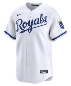 Alternative view of Kansas City Royals Nike Youth Home Limited Jersey - White
