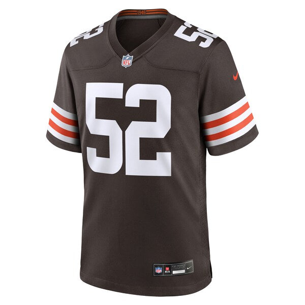 Elerson Smith Cleveland Browns Nike Team Game Jersey - Brown - Image 2