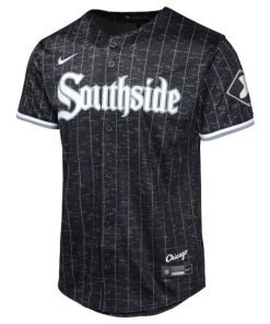 Alternative view of Chicago White Sox Nike Youth City Connect Limited Jersey - Black