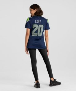 Alternative view of Julian Love Seattle Seahawks Nike Women's Team Game Jersey -  College Navy
