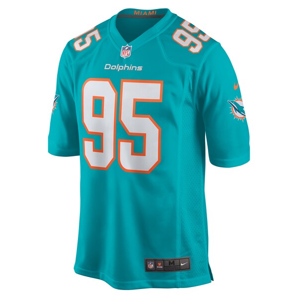 Byron Cowart Miami Dolphins Nike Game Jersey - Aqua - Image 2