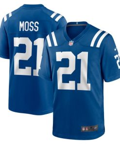 Zack Moss Indianapolis Colts Nike Game Player Jersey - Royal/Blue