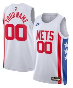 Brooklyn Nets Nike Unisex 2022/23 Custom Swingman Jersey - Classic Edition - White
