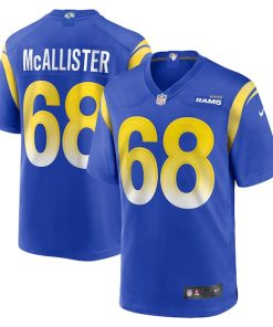 Mike McAllister Los Angeles Rams Nike Home Game Jersey - Royal