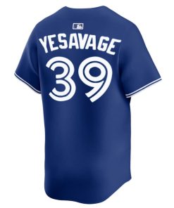 Alternative view of Trey Yesavage Toronto Blue Jays Nike Home Limited Jersey - Royal