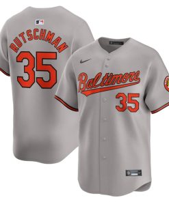 Adley Rutschman Baltimore Orioles Nike Road Limited Player Jersey?¨C Orange