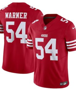 Fred Warner San Francisco 49ers Nike Vapor F.U.S.E. Limited Jersey - Scarlet